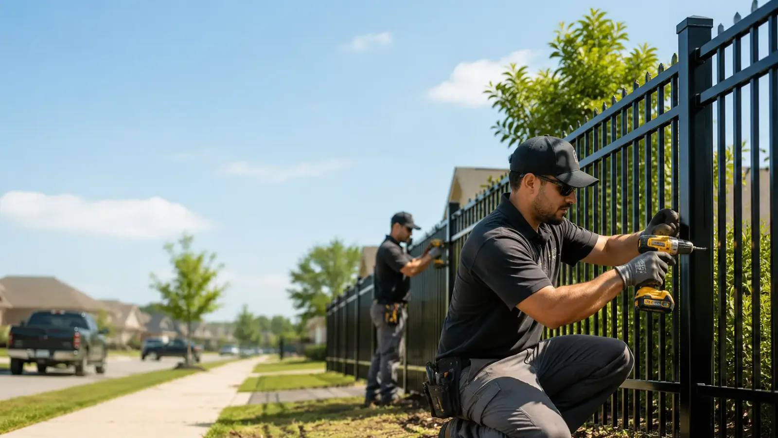 Metal Fence Installation in Romance, AR